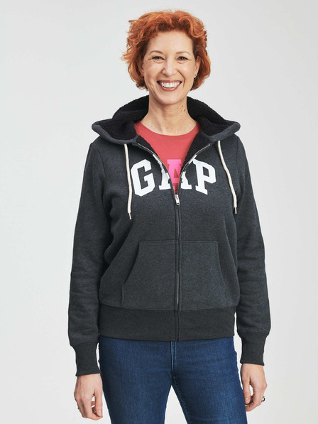 GAP Zatopljena dukserica s logom GAP
