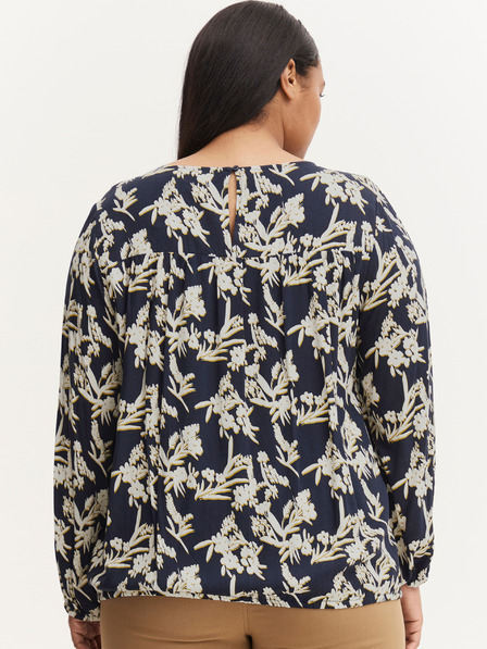 Fransa Fransa bijelo-plava cvjetna bluza