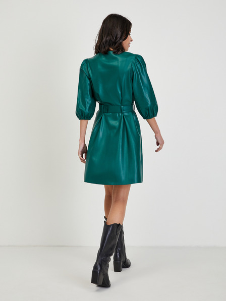 Orsay Zelena ženska haljina od umjetne kože ORSAY