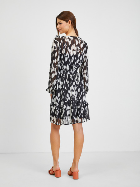 Orsay Bijelo-crna ženska haljina s uzorkom ORSAY