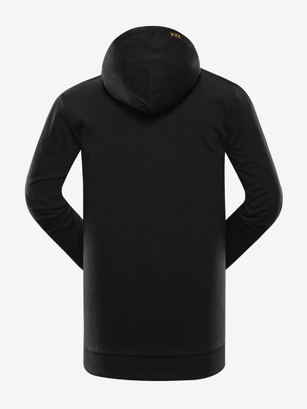ALPINE PRO Muški pamučni sweatshirt ALPINE PRO KYTOR crni