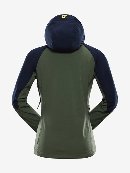ALPINE PRO Ženska softshell jakna s membranom ALPINE PRO LANCA zelena
