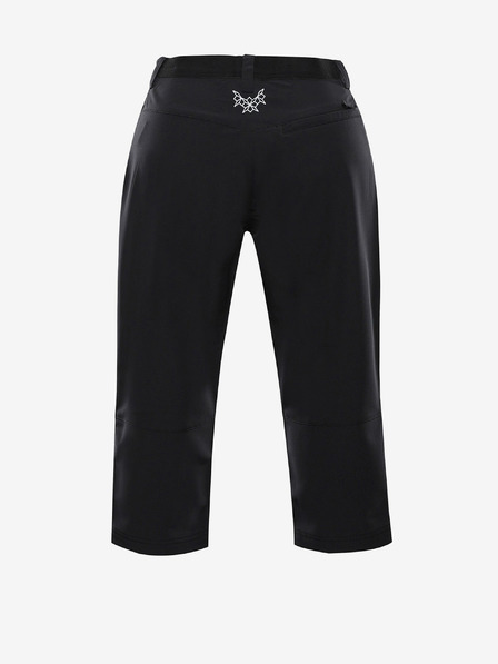ALPINE PRO Ženski softshell kapri ALPINE PRO WEDERA crni