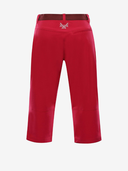 ALPINE PRO Ženski softshell kapri ALPINE PRO WEDERA roza