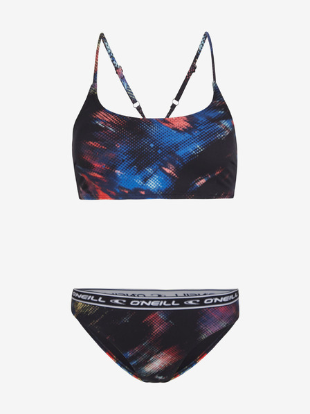 O'Neill Plavo-crni ženski dvodijelni kupaći kostim s uzorkom O'Neill SPORT BIKINI SET