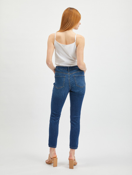 Orsay Tamno plave ženske skinny fit traperice ORSAY