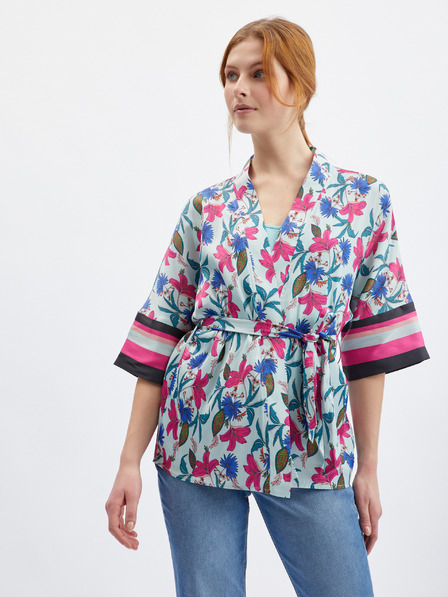 Orsay Svjetloplavi ženski kimono cvjetnog uzorka ORSAY