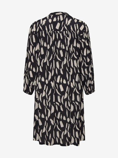 Fransa Fransa kremasto crna košulja s tričetvrt rukavima s uzorkom