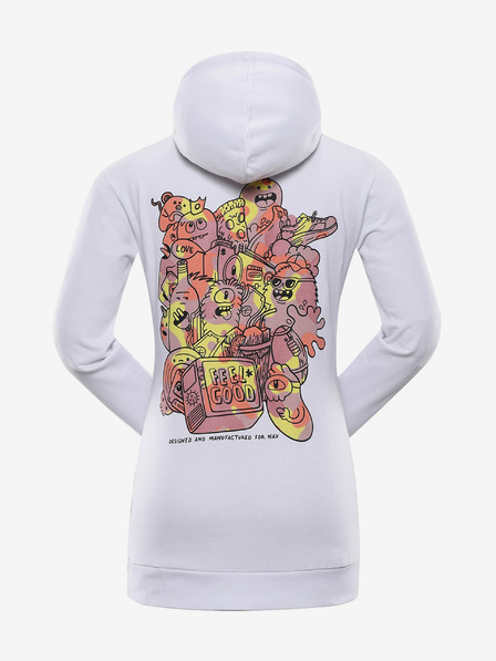 NAX Ženski sweatshirt nax NAX UKIMA bijeli