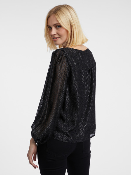 Orsay Crna ženska bluza s uzorkom ORSAY