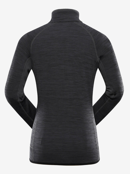 ALPINE PRO Crni ženski brzosušeći sweatshirt s cool-dry Alpine Pro ONNECA