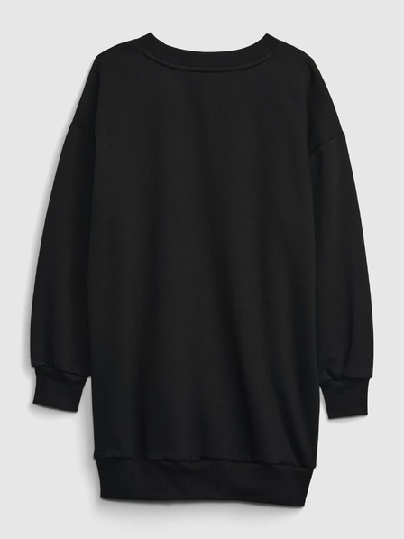 GAP Dječja sweatshirt haljina s logom GAP