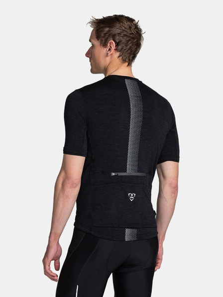 Kilpi Crni muški biciklistički dres Kilpi PETRANA