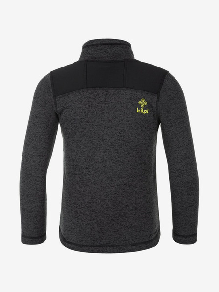 Kilpi Kilpi REGIN tamno sivi dječački pulover na patentni zatvarač