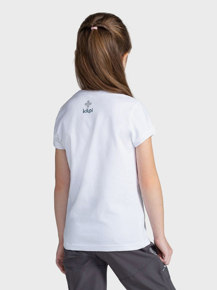 Kilpi Bijela dječja majica s printom Kilpi MALGA
