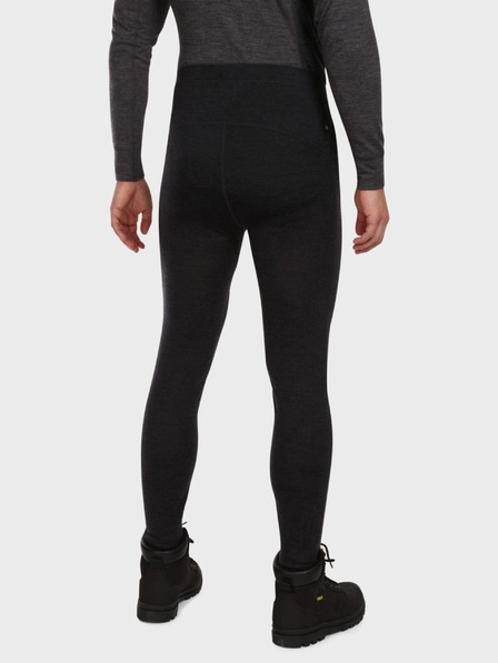 Kilpi Crne muške termo hlače od Merino vune KILPI MAVORA BOTTOM