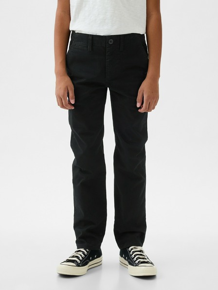 GAP Dječja uniforma uživljene hlače kaki boje