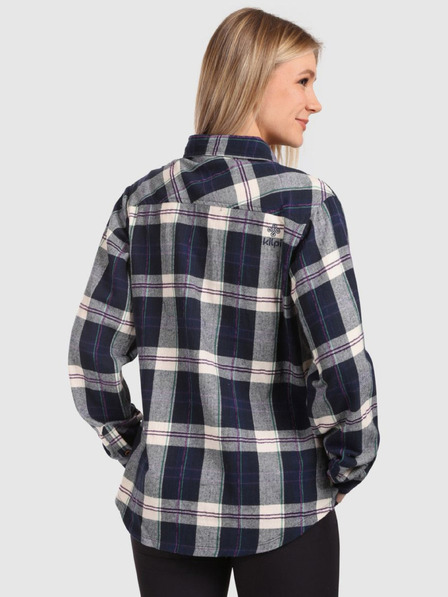 Kilpi Ženska sportska flanelska majica Kilpi FLANNY-W Plava