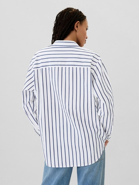 GAP Prugasta oversize košulja Poplin Big Shirt GAP