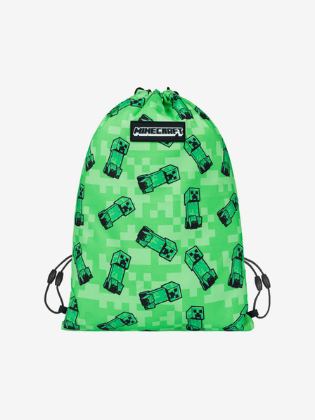 BAAGL Zeleni školski set - pernica, torba Baagl Minecraft 2 Creeper