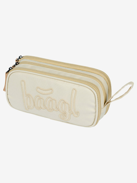 BAAGL Bež školski set - ruksak, pernica, torba Baagl Coolmate Beige