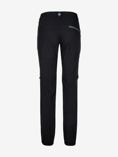 Kilpi Crne ženske vanjske hlače Kilpi HOSIO