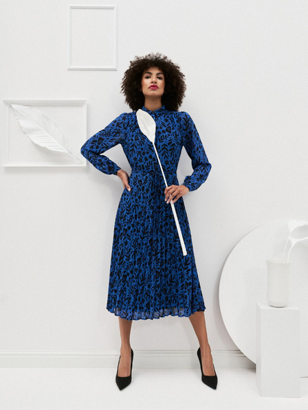 Moodo Crno-plava ženska cvjetna haljina marke Moodo