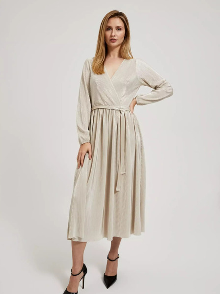 Moodo Ženska bež haljina MOODO