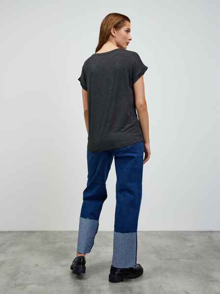 ZOOT.lab Tamno siva ženska tigrasta basic majica ZOOT.lab Adriana 4