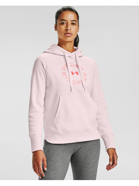 Under Armour Zenska jakna Under Armour Rival Fleece Metallic Hoodie