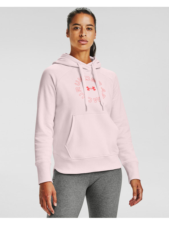 Under Armour Zenska jakna Under Armour Rival Fleece Metallic Hoodie