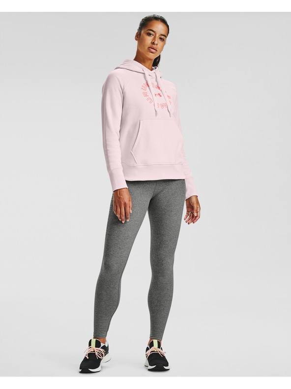 Under Armour Zenska jakna Under Armour Rival Fleece Metallic Hoodie