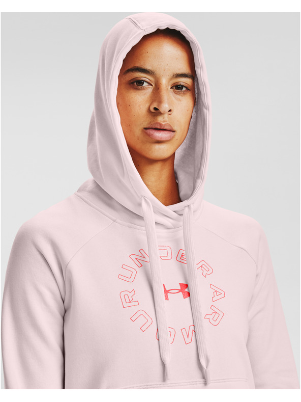 Under Armour Zenska jakna Under Armour Rival Fleece Metallic Hoodie