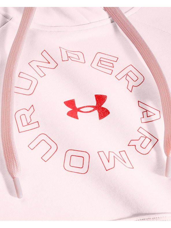 Under Armour Zenska jakna Under Armour Rival Fleece Metallic Hoodie