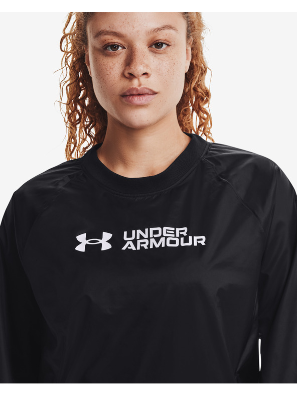 Under Armour Ženska majica s kapuljačom Under Armour Recover Storm Woven Shine Crew