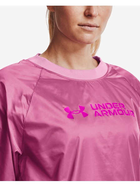 Under Armour Ženska majica s kapuljačom Under Armour Recover Storm Woven Shine Crew