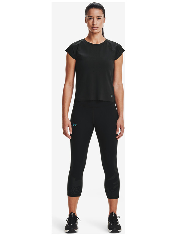 Under Armour Ženske kompresivne helanke Under Armour Rush Tonal Capri PKT NS