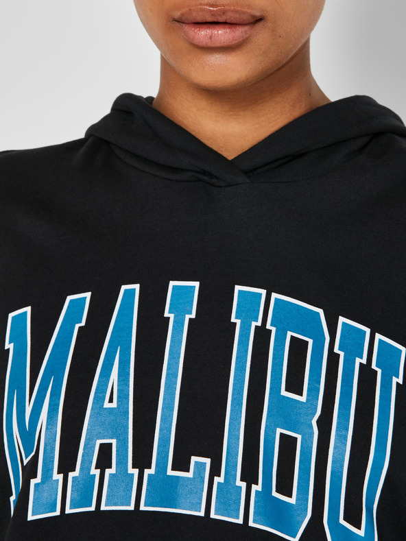 Noisy May Crna majica s kapuljačom Noisy May Fame