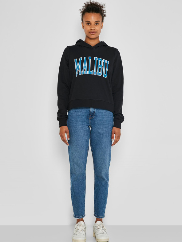 Noisy May Crna majica s kapuljačom Noisy May Fame