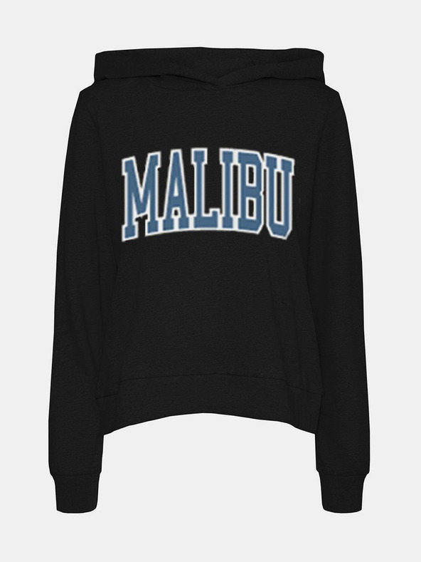 Noisy May Crna majica s kapuljačom Noisy May Fame