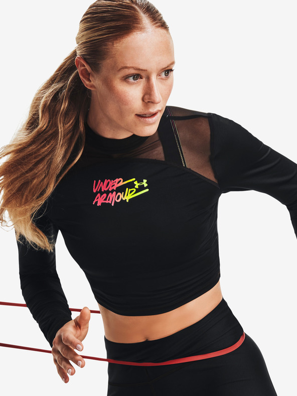 Under Armour Ženska majica Under Armour HG Q3 Crop Mockneck