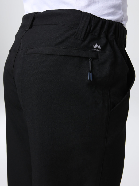 Loap Crne muške tričetvrt duge LOAP Uzis sportske hlače