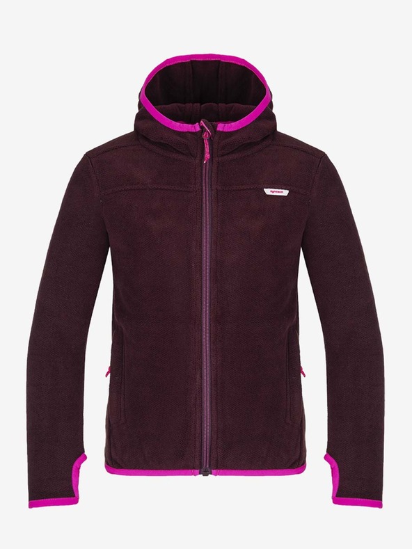 Loap Ružičasta i ljubičasta majica s kapuljačom LOAP Qwaro za djevojčice