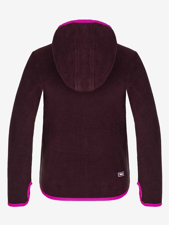 Loap Ružičasta i ljubičasta majica s kapuljačom LOAP Qwaro za djevojčice