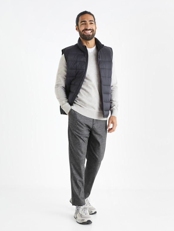 Celio Svijetlo sivi muški džemper Celio Befirstv