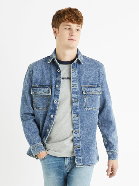 Celio Celio Battery plava muška traper košulja