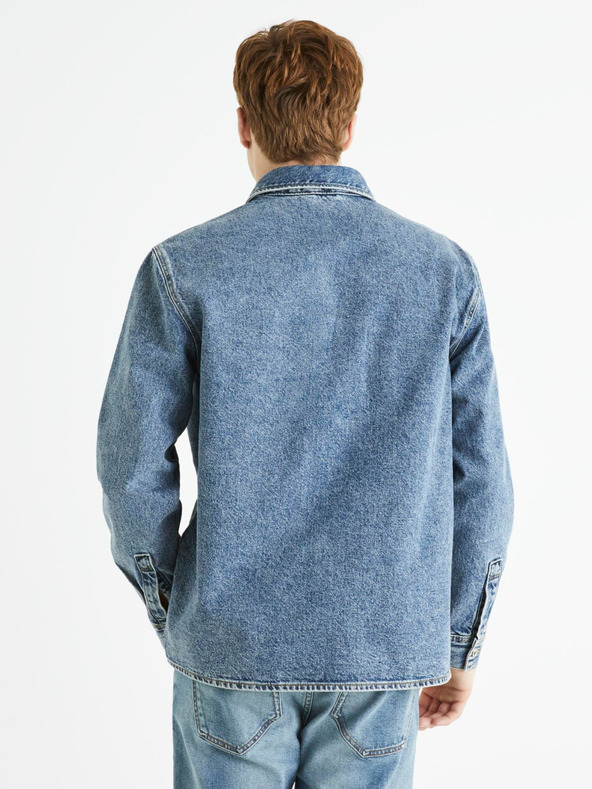 Celio Celio Battery plava muška traper košulja