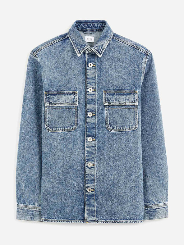 Celio Celio Battery plava muška traper košulja