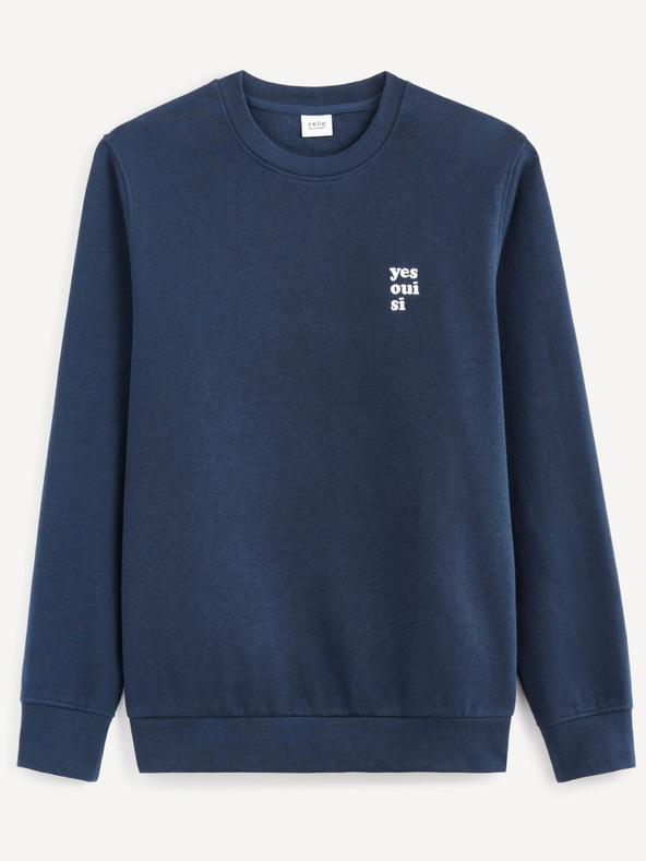 Celio Tamno plavi muški sweatshirt Celio Beprix