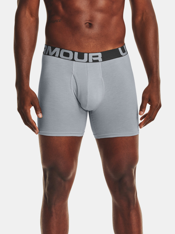 Under Armour Muške bokserice Under Armour UA Charged Cotton 6in (3ks)